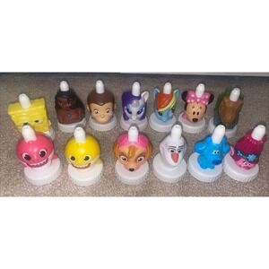 Good 2 Grow Topper Lot Of 13 (My little pony, Baby Shark, Blues Clues, SpongeBob
